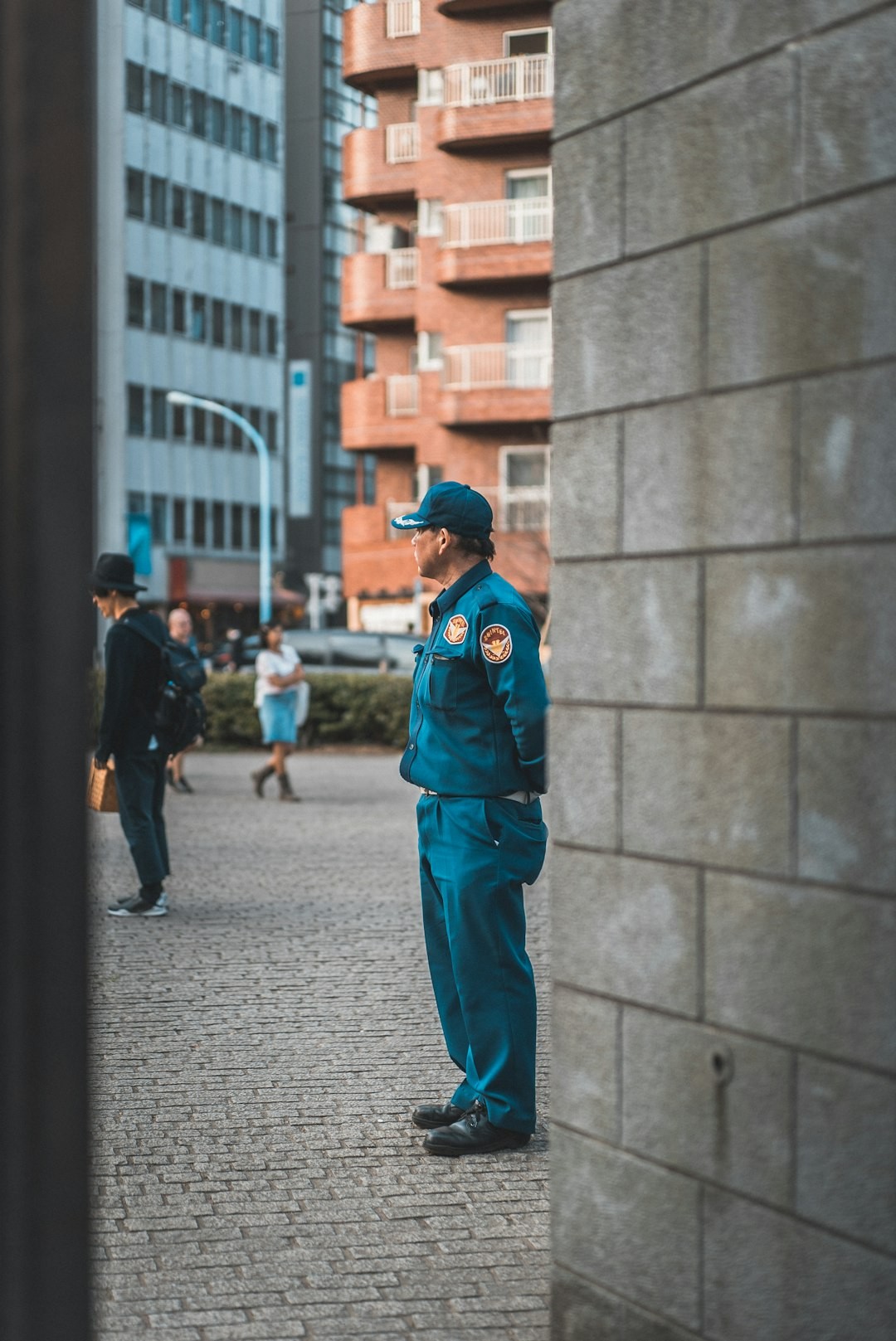 man in a police uniform
